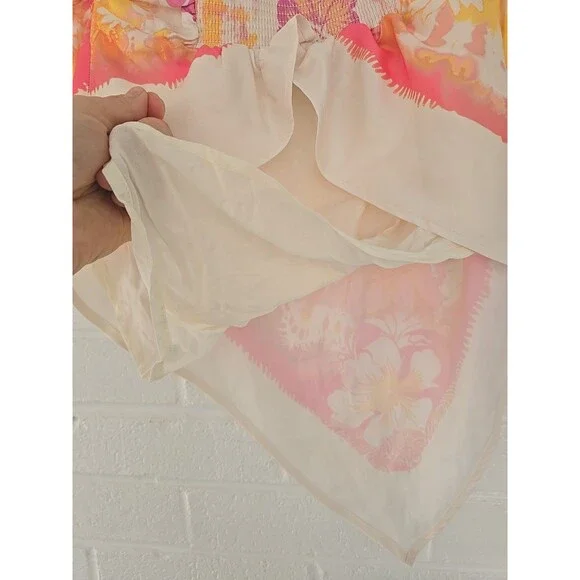 Free People Better Than That Tube Top Size S NWT Floral Print Boho - Picture 8 of 13